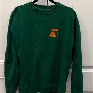 Poler Forest Green Crewneck Sweater